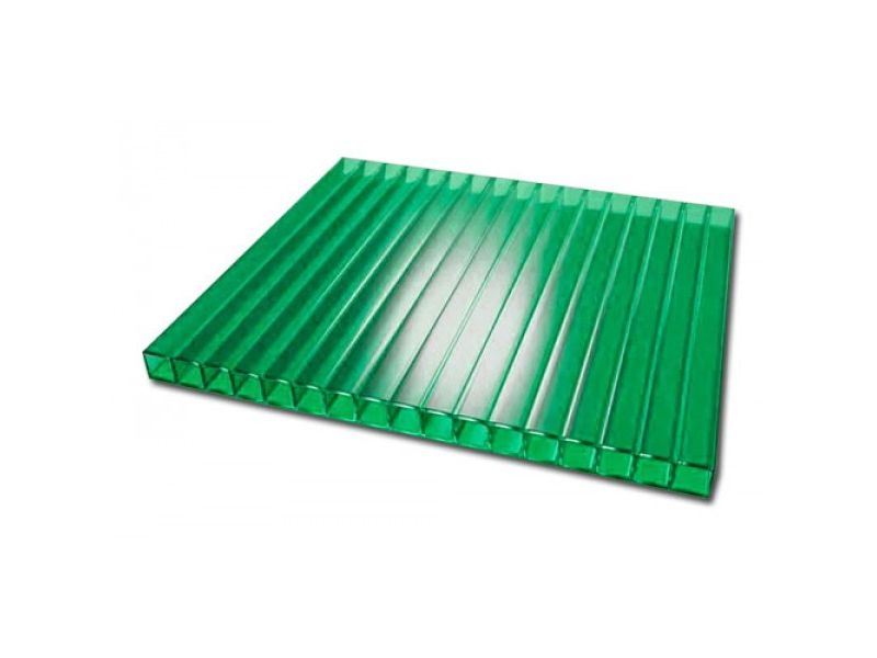 Поликарбонат зеленый толщиной 4 мм