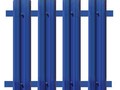 Евроштакетник металлический М-образный 1,20 м, синий